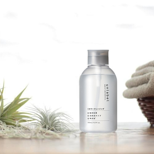 Nước Tẩy Trang UNLABEL 500ml Nhật Bản Thiên Nhiên Sạch Sâu Không Cồn Dưỡng Cấp Ẩm Sâu Chống Lão Hoá, Nuoc Tay Trang Lành Tính Cho Da Dầu Mụn, Nhạy Cảm, Khô, Mọi Loại Da - Nhập Khẩu Chính Hãng