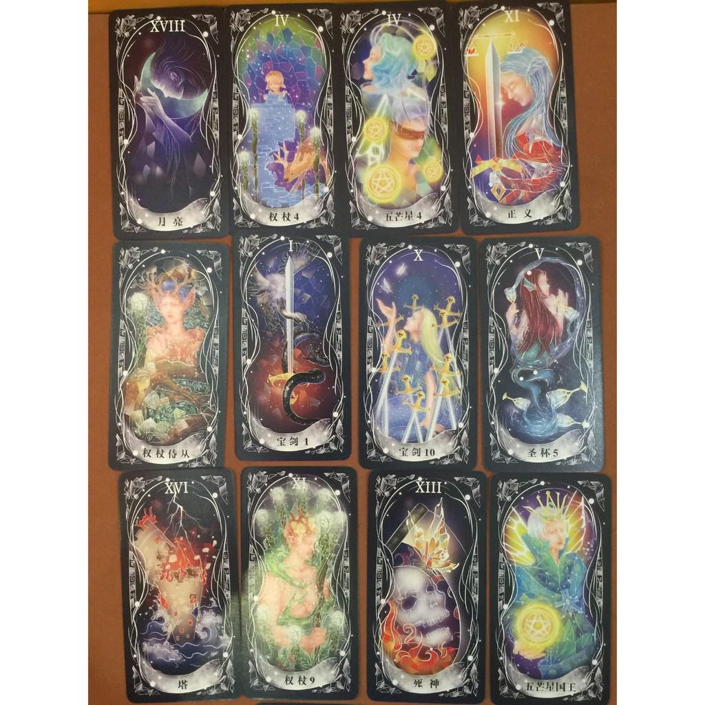 Bộ bài tarot 78 lá vòng tròn huyền bí