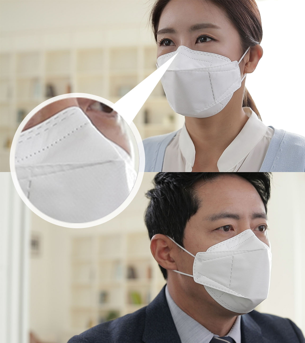 Hộp 10 cái Khẩu trang 4D Hello Mask cao cấp bảo vệ hô hấp kháng khuẩn , chống bụi siêu mịn PM2.5 ; tặng 1 móc treo khóa mica