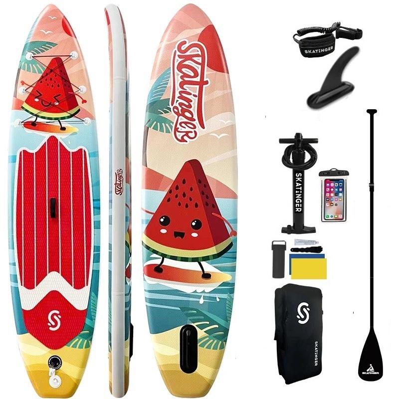 Skatinger SUP Board 11' (335cm) - Thuyền SUP bơm hơi, ván chèo đứng họa tiết thổ cẩm bơm hơi chất lượng cao [HÀNG SẴN