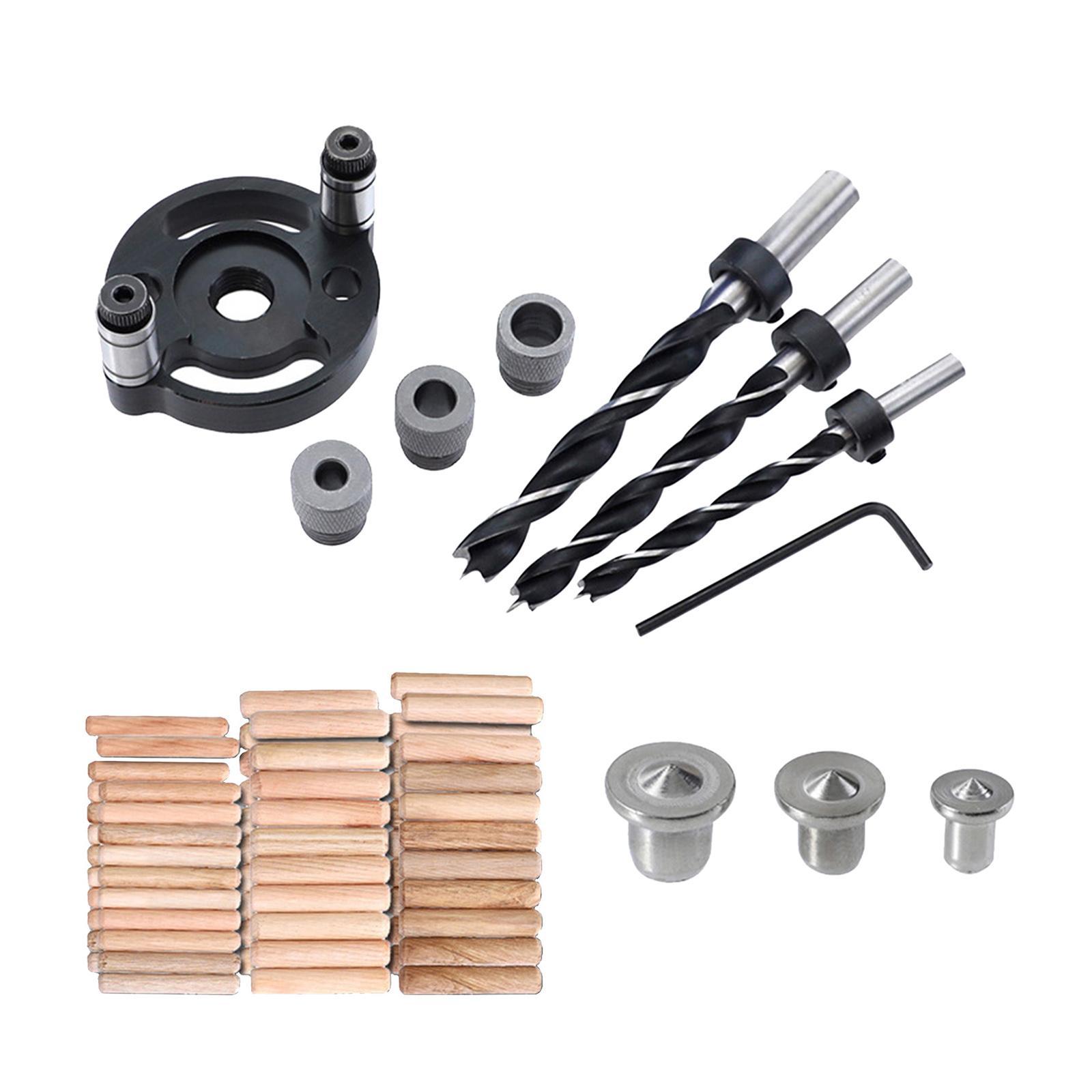 Vertical Pocket Hole Jig Self-Centering Dowelling Jig for Carpentry