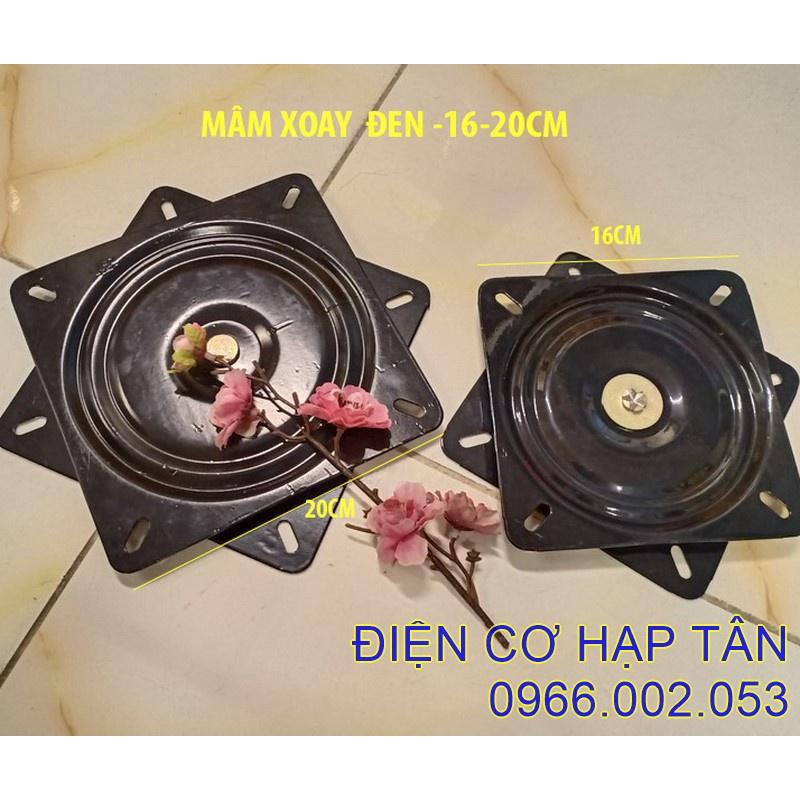 MÂM XOAY GHẾ 16 -20CM -TRONG NGÀNH MỘC - ĐEN
