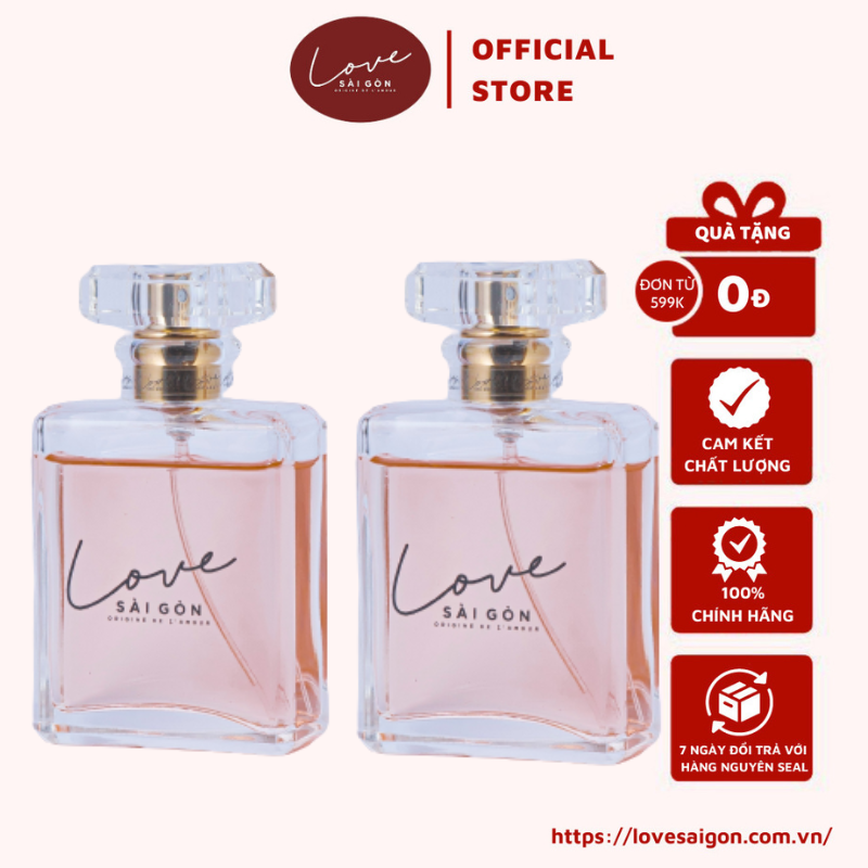 Sỉ SLL - Combo 6 Chai Nước Hoa Love Sài Gòn 50ml -Thơm Dịu Nhẹ Quyến Rũ - LSG Premium