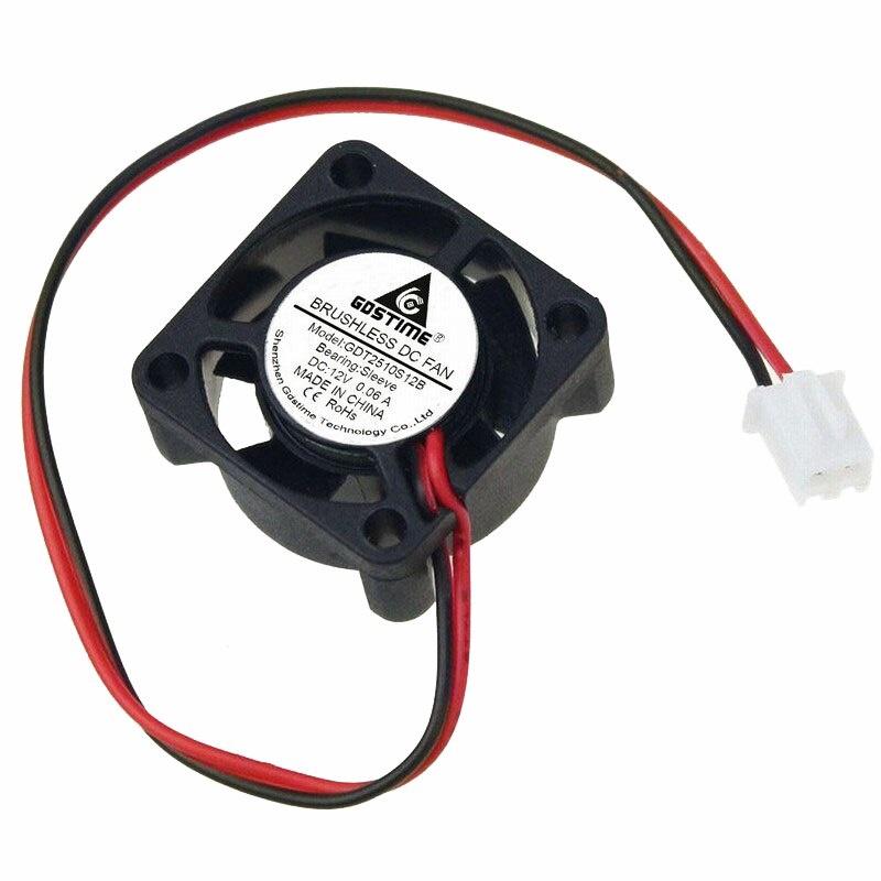 1 Quạt Tản Nhiệt Mini 25mm 2cm 25x25 X 10mm 25x10mm 2510s Dc 12v