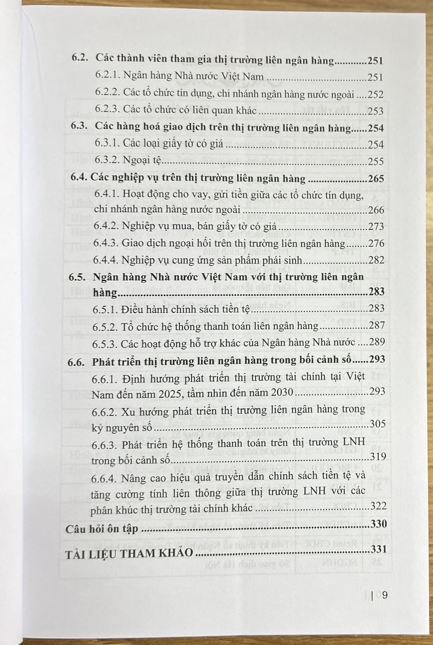 Sách Nghiệp Vụ Thị Trường Liên Ngân Hàng - Học Viện Ngân Hàng