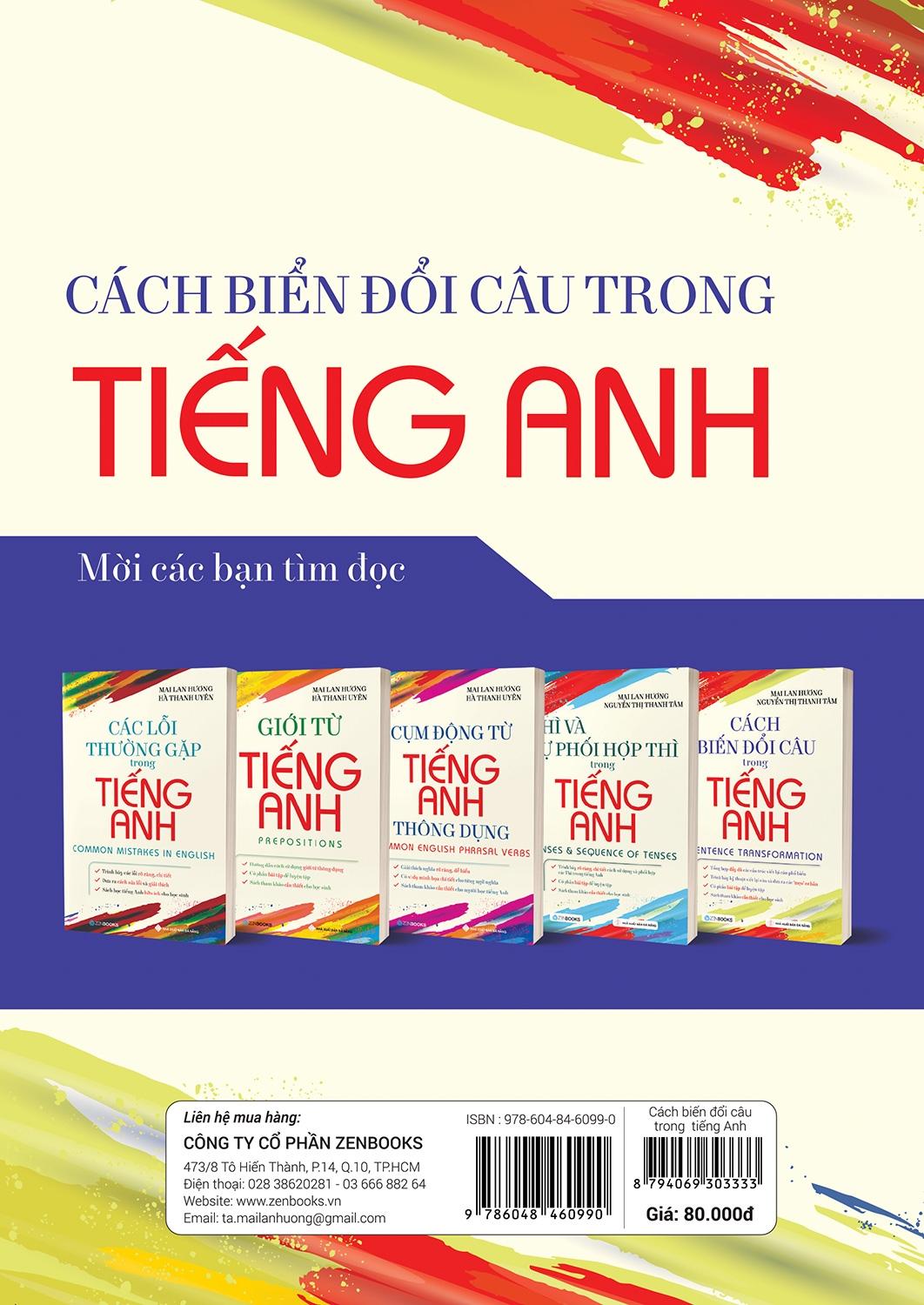 Cách Biến Đổi Câu Trong Tiếng Anh (Tái Bản)