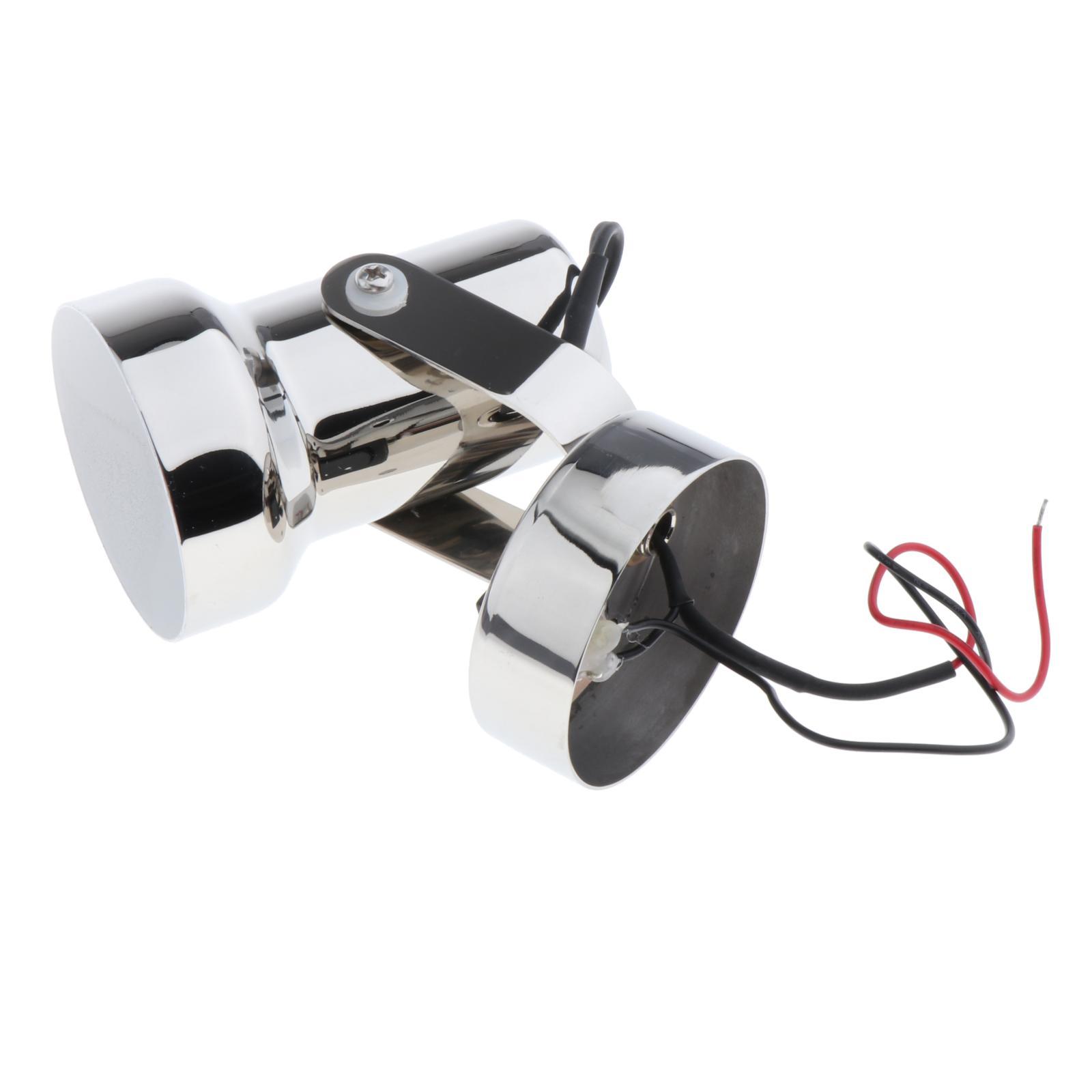 12V Marine Boat Interior LED Reading Light 3W RV Boat Camper Warm White Wall Lamp