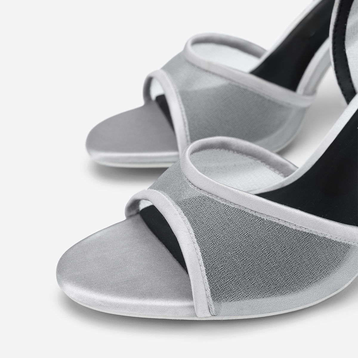 Vascara Giày Sandals Cao Gót Vải Lưới - SDN 0813