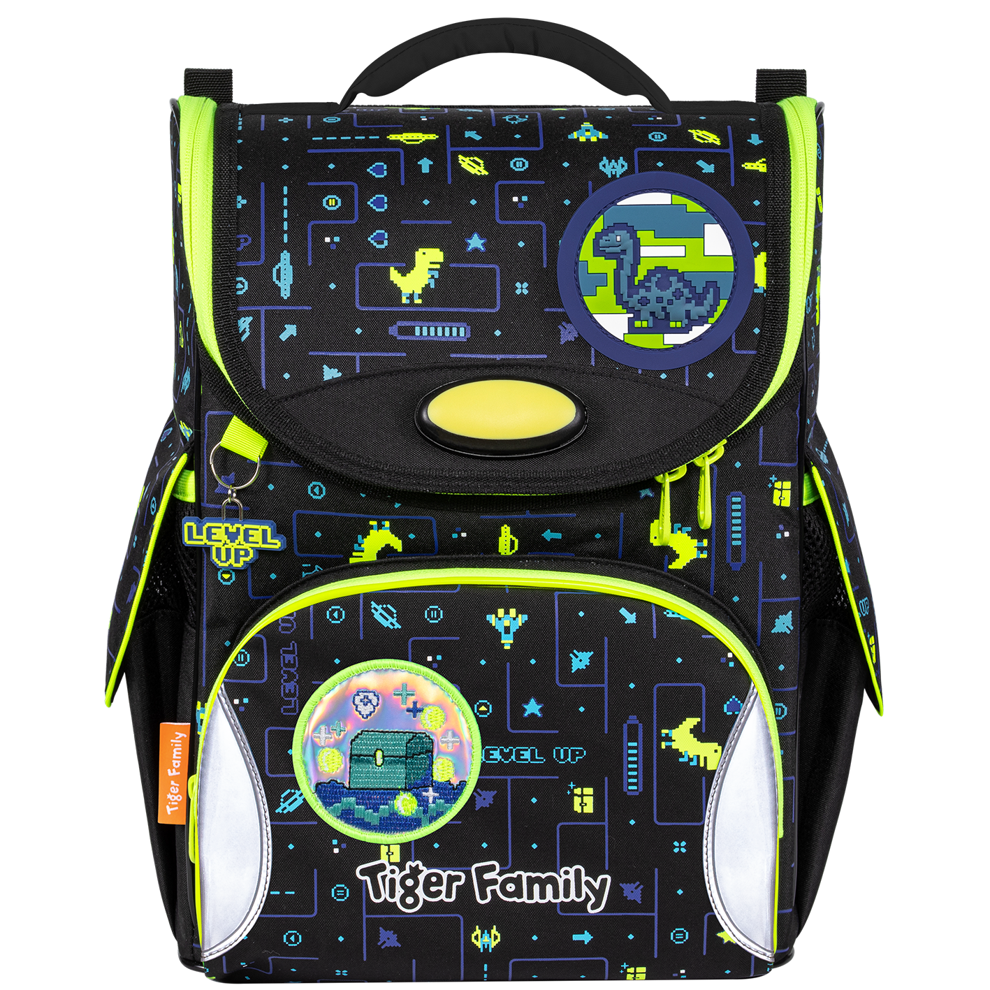 Cặp Chống Gù Nature Quest Schoolbag Pro - Level Up - Go Green - Tiger Family TGNQ-069A
