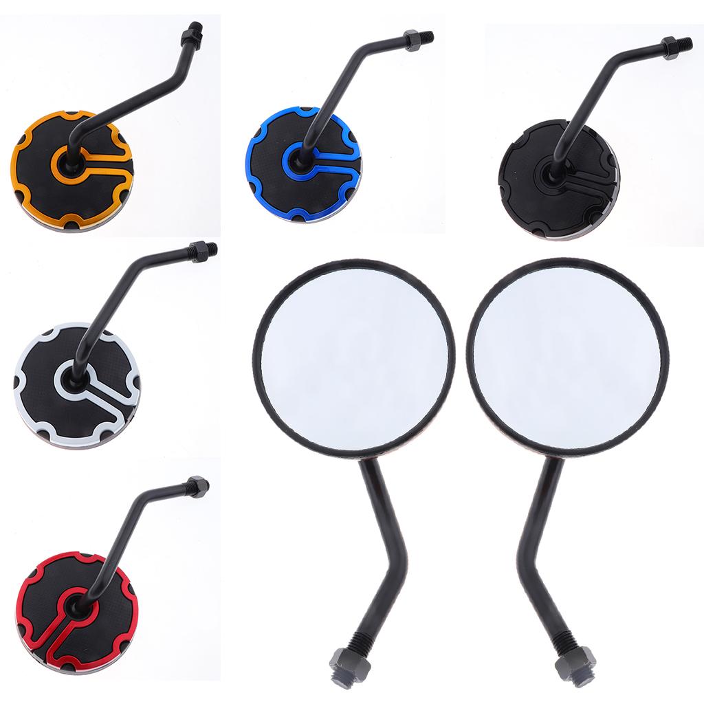 1Pair Universal Motorbike Dirt Bike ATV Moped Scooter 10mm Rear View Mirror