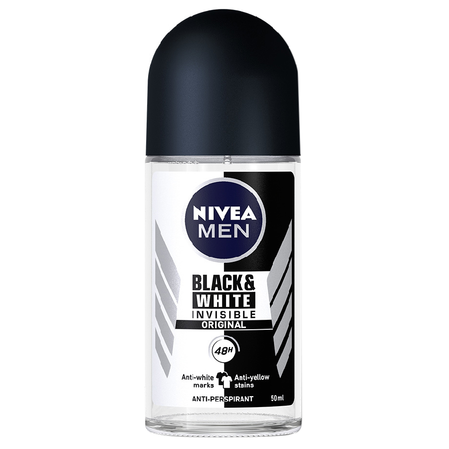 Lăn Khử Mùi Nam Black &amp; White Nivea 50ml - 82245