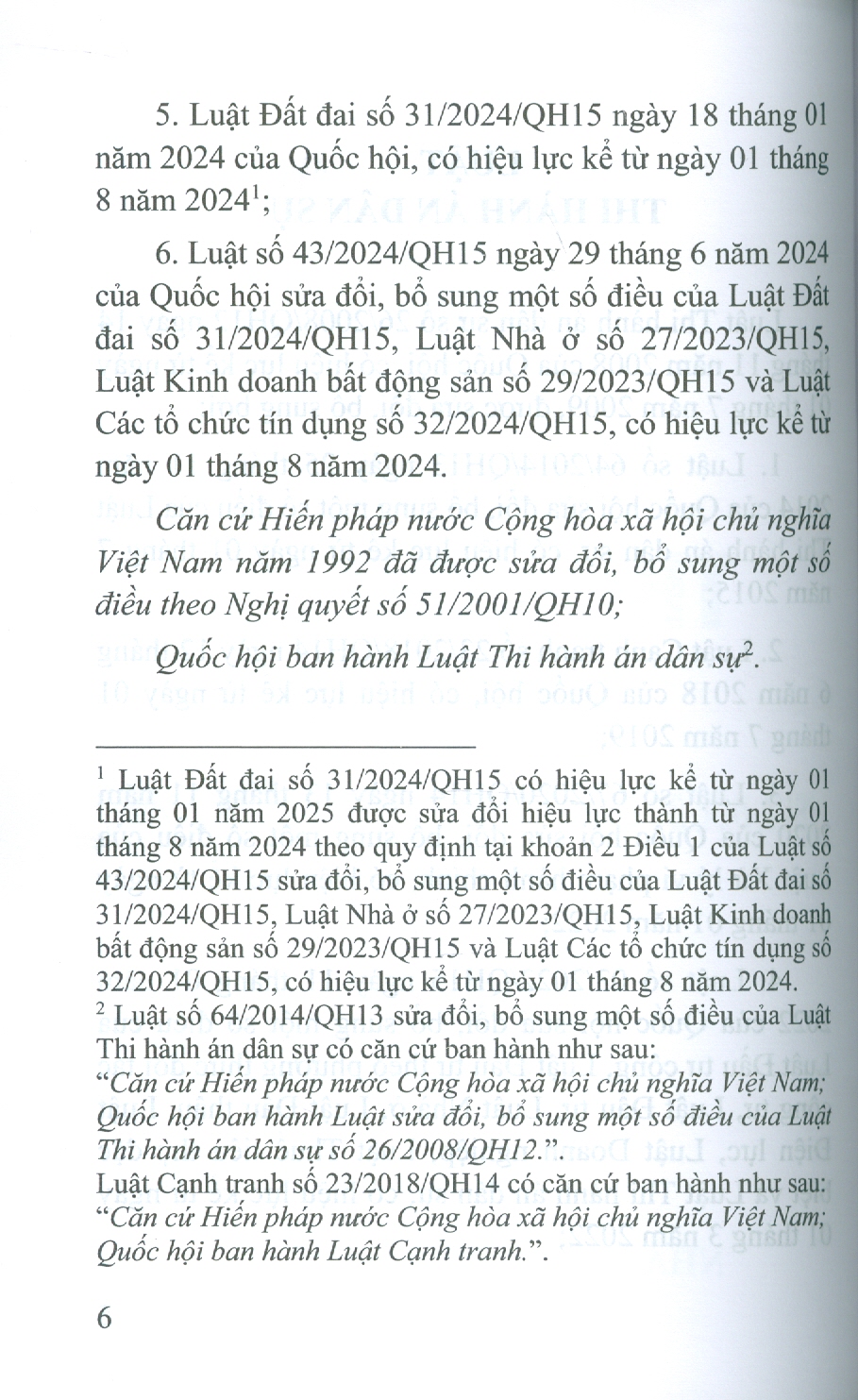 Luật Thi Hành Án Dân Sự (Sửa Đổi, Bổ Sung Năm 2014, 2018, 2020, 2022, 2024)