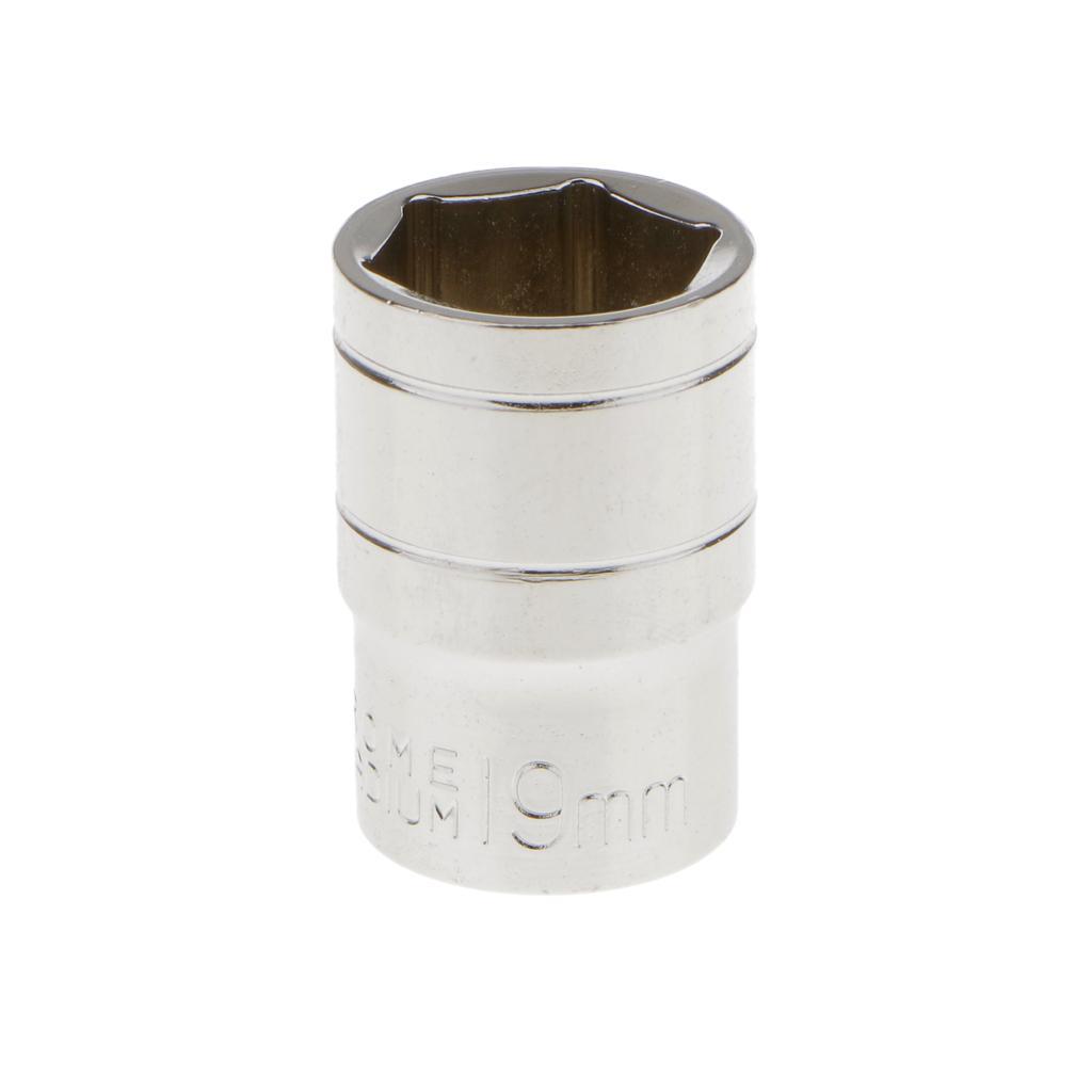 2 X 17mm & 19mm Short Socket Set 1/2 '' Metric Hexagon Socket