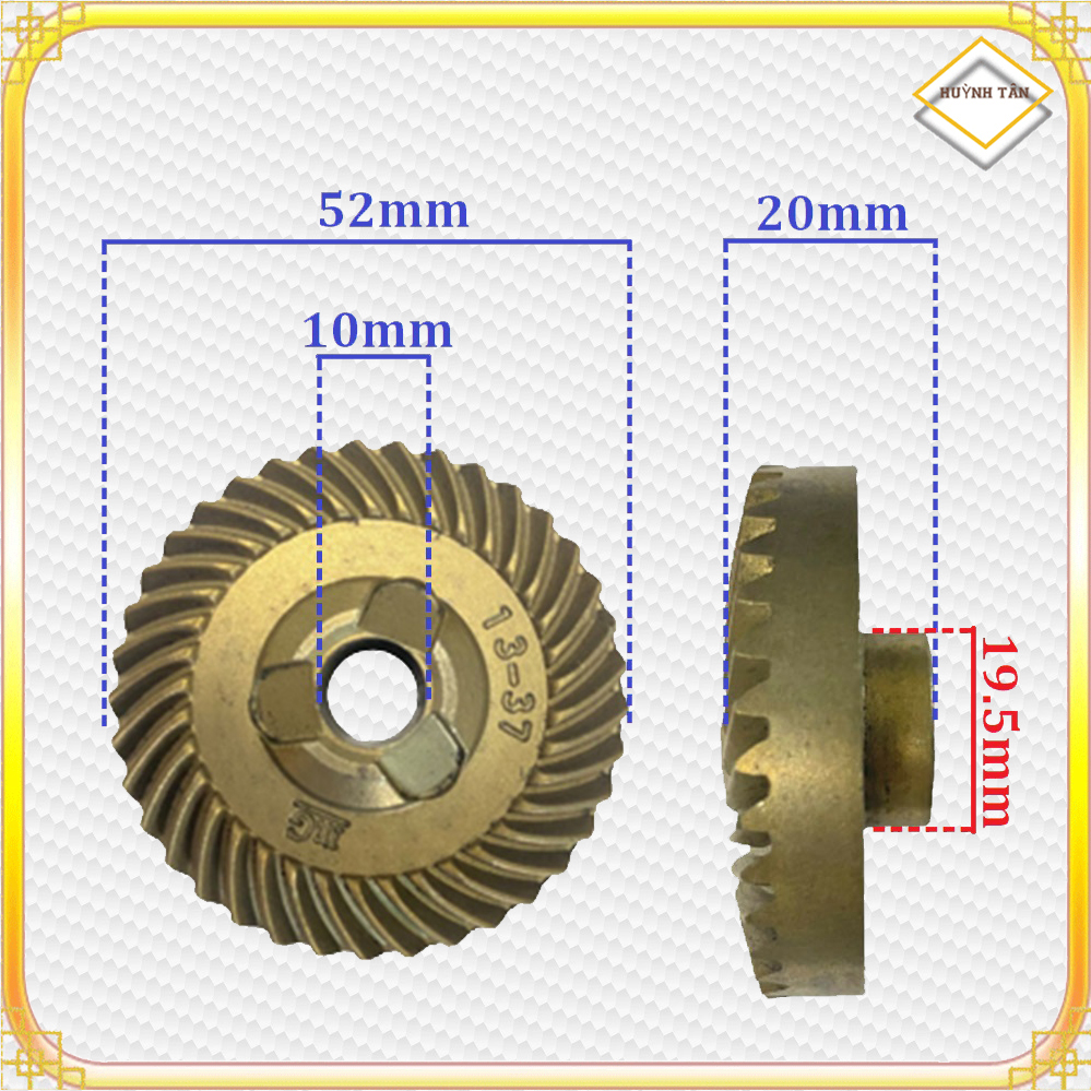 Bộ nhông bánh răng máy mài Dewalt 125mm DW830 (2 chi tiết) - Hàng nhập khẩu