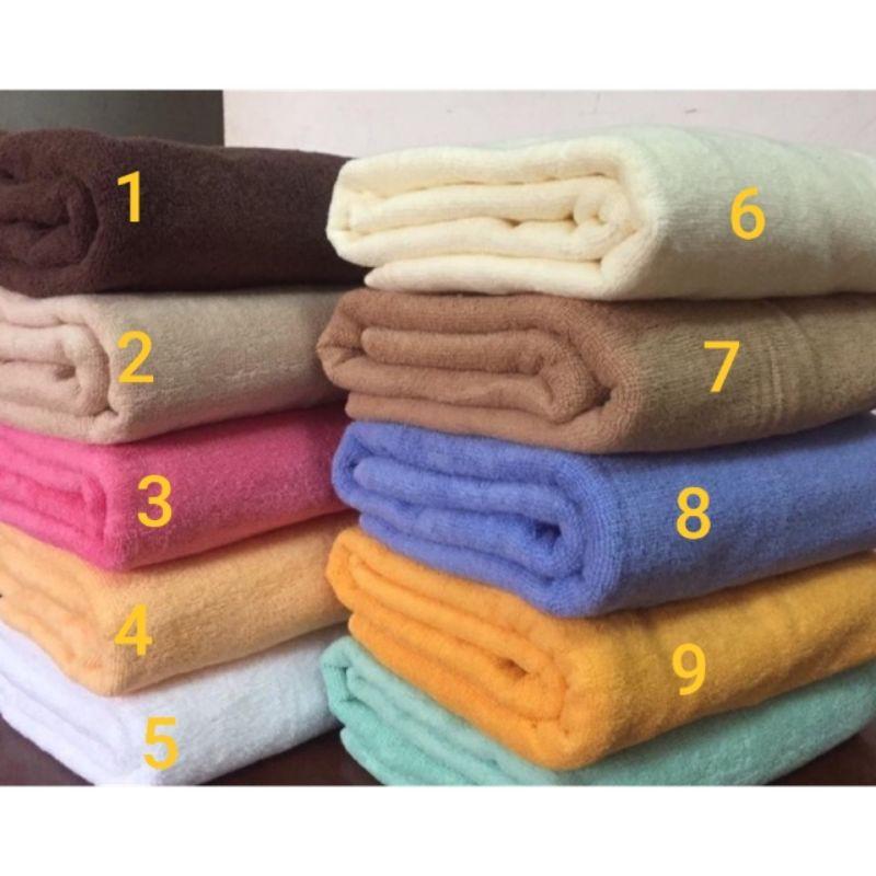 Khăn tắm to kt 70x140cm cotton siêu thấm (được chọn màu)