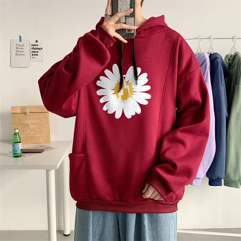 Áo Hoodie Tay Dài Thời Trang Phong Cách Hàn Quốc Cho Nam 3 Màu M-2Xl