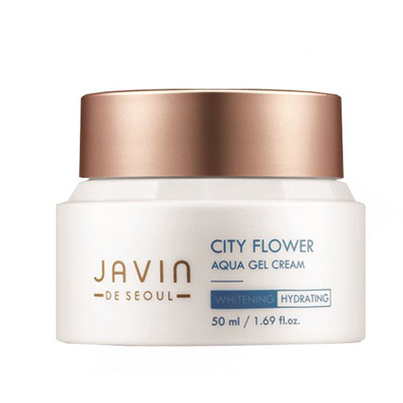 Kem dưỡng ẩm, trắng da ban đêm_Javin de Seoul City Flower Aqua Gel Cream