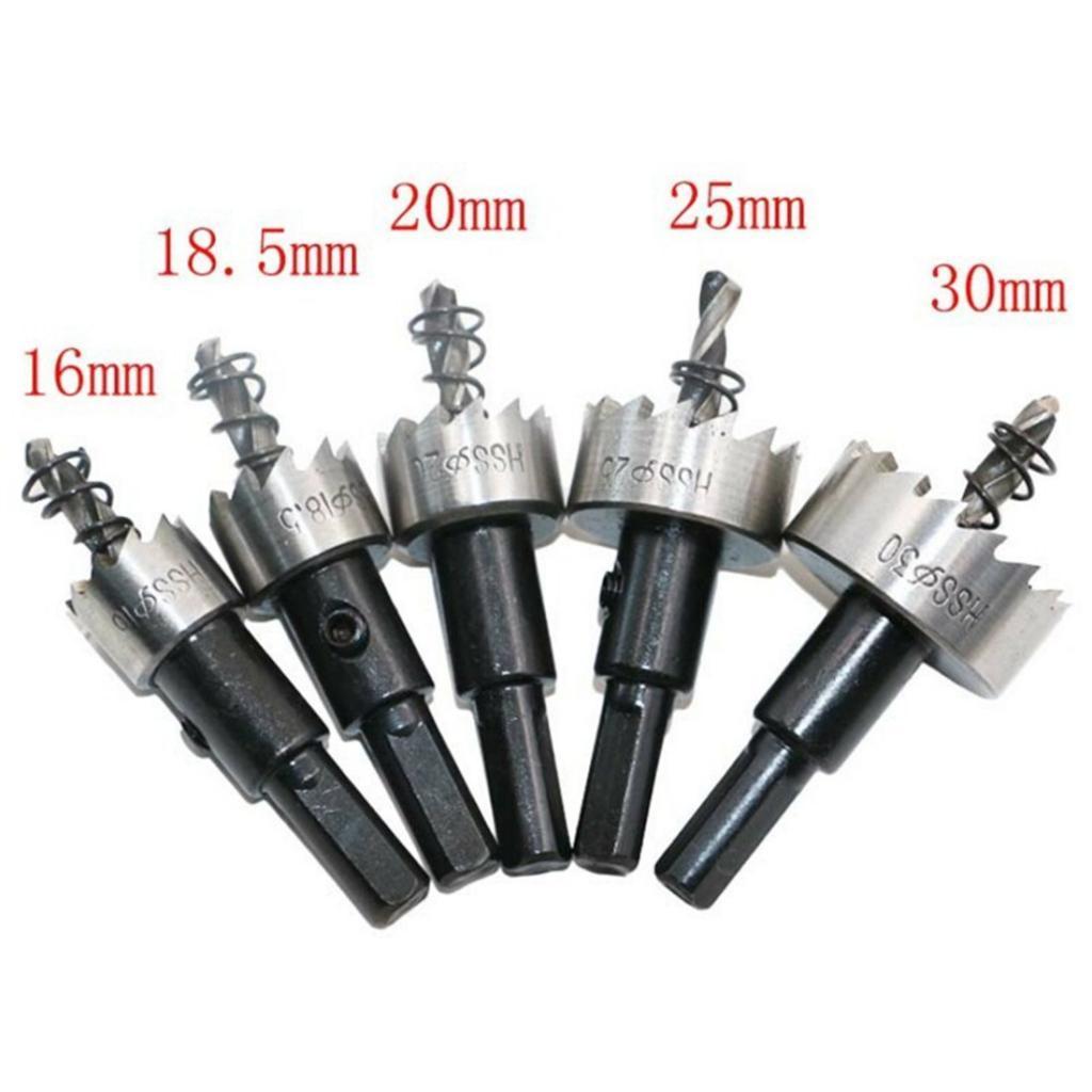 High Speed Steel HSS Hole Opener Metal Drill Bits Hole Cutter Saw Set