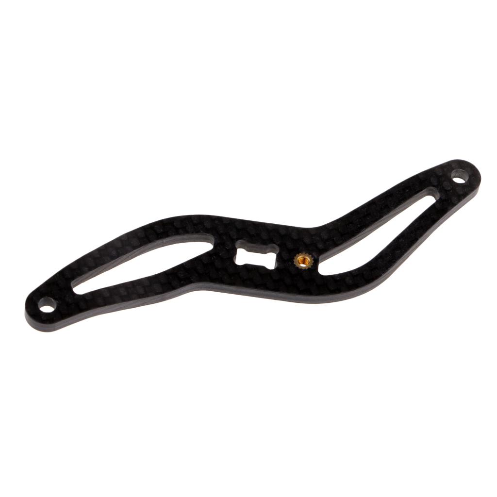 Lightweight Carbon Fiber S Shape Fishing Reel Handle Replacement for Baitcasting Reels
