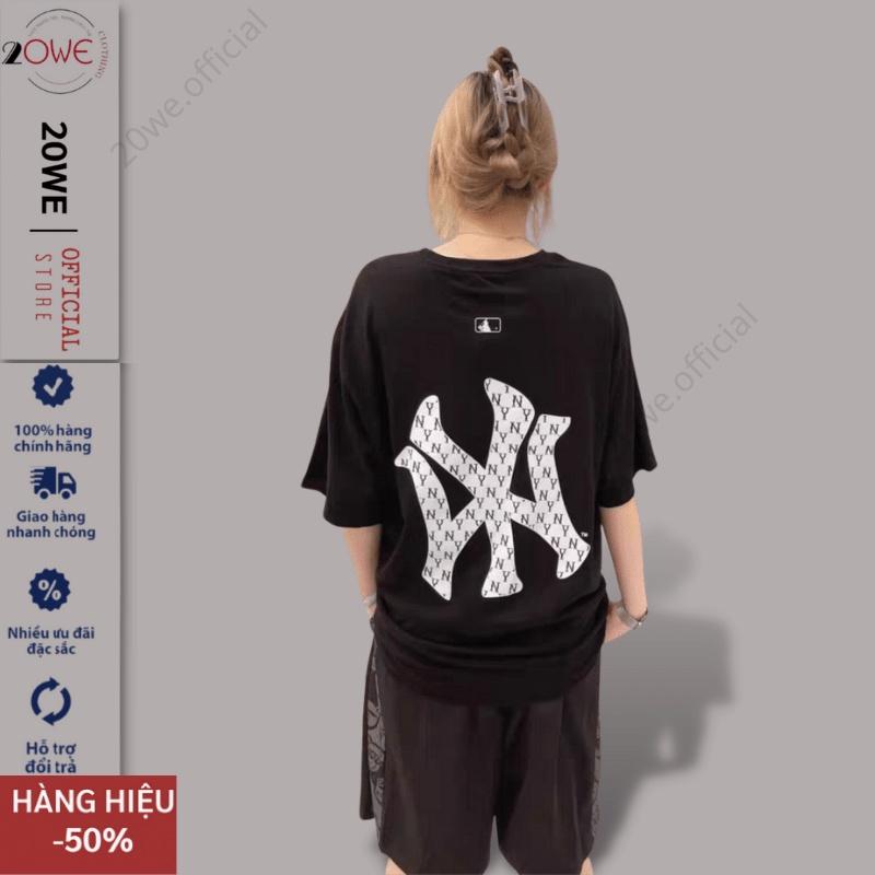 Áo thun Cotton phiên bản Premium N.Y, Áo thun tay lỡ form rộng Unisex cao cấp