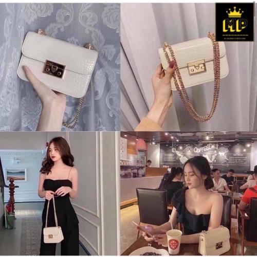 Túi Đeo Chéo Size 18cm Bản Đẹp Chất Da PU Xuất Xịn