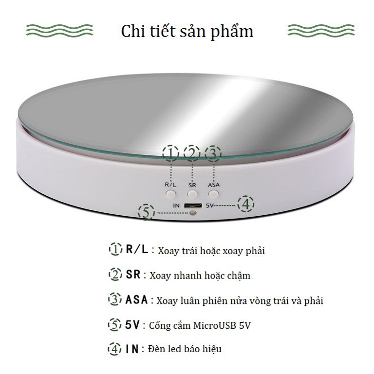 Đế Xoay Trưng Bày Sản Phẩm Trọng Tải 10kg/C102