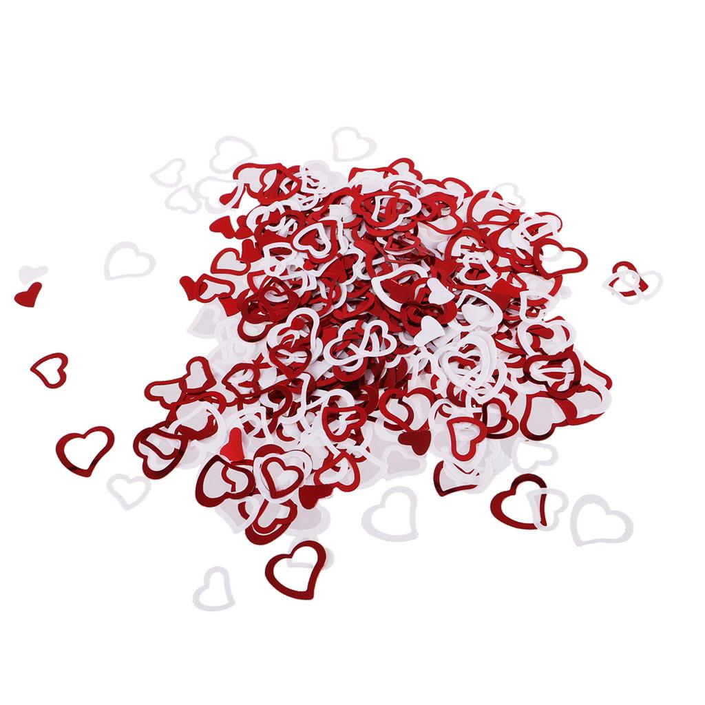 Romantic Heart Style Table Confetti Sprinkles Wedding Party Decorations