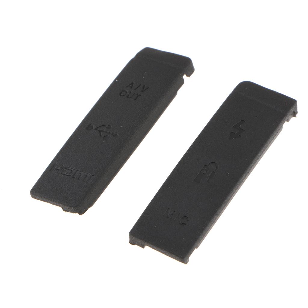 Amagogo Dành Cho Canon EOS 5D2 5D Mark II USB CÓ MIC Flash Giao Diện HDMI Bao Da Nắp Cao Su Thay Thế