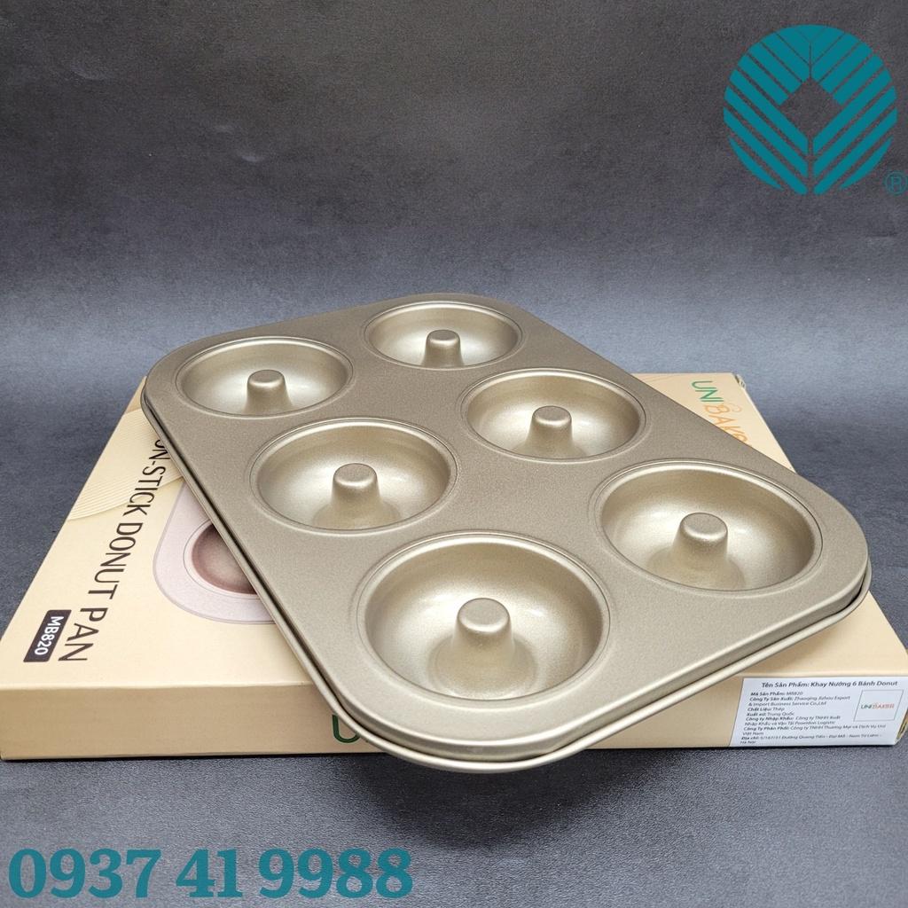 Unibaker - Khay nướng 6 bánh Donut - MB820