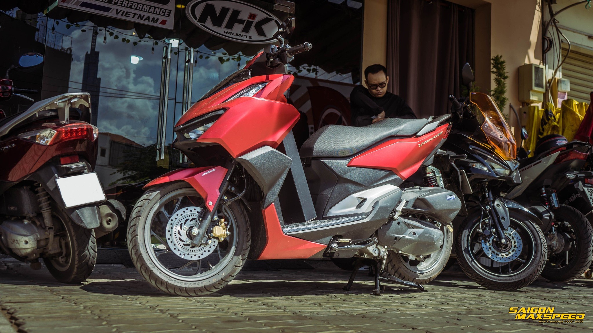 Phuộc Sau OKD Rev II Honda Vario 150/160 (chính hãng)