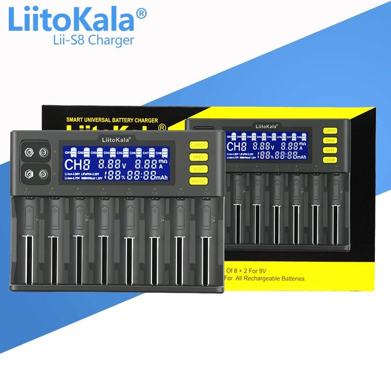 LIITOKALA LII-S8 Bộ sạc pin Li-ion 3.7V