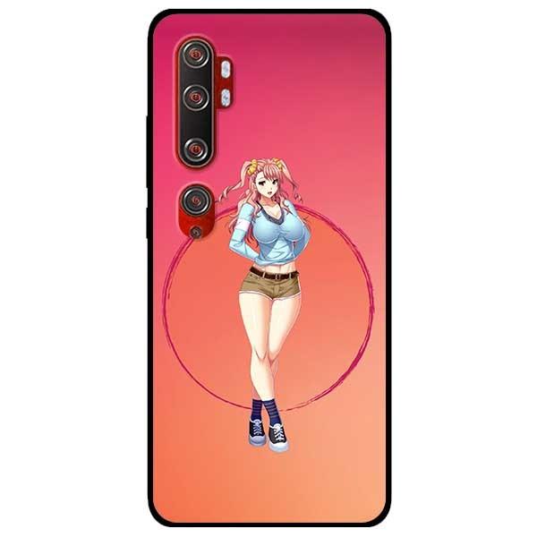 Hình ảnh Ốp lưng dành cho Xiaomi Mi Note 10 - Mi Note 10 Pro - mẫu Anime Cô Gái Áo Xanh