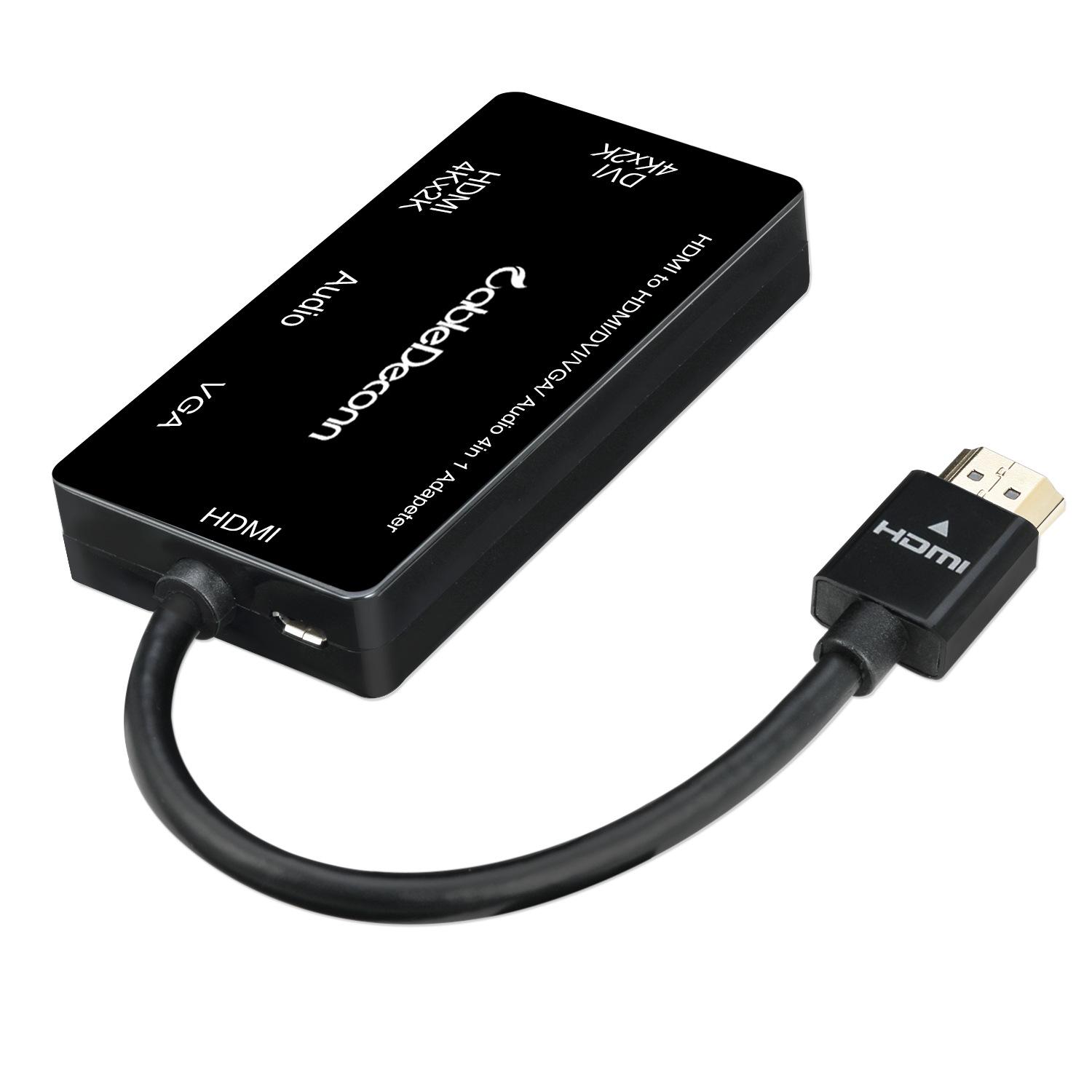 Màn hình âm thanh hdmi sang dvi 4Kvga hdmi4K kiểu mới nhất với dây truyền âm thanh ba trong một của băng tần hiển thị khác nhau