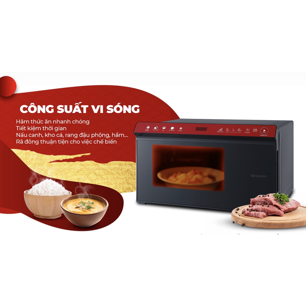 Lò vi sóng 23L Sharp R-2235H -Hàng chính hãng