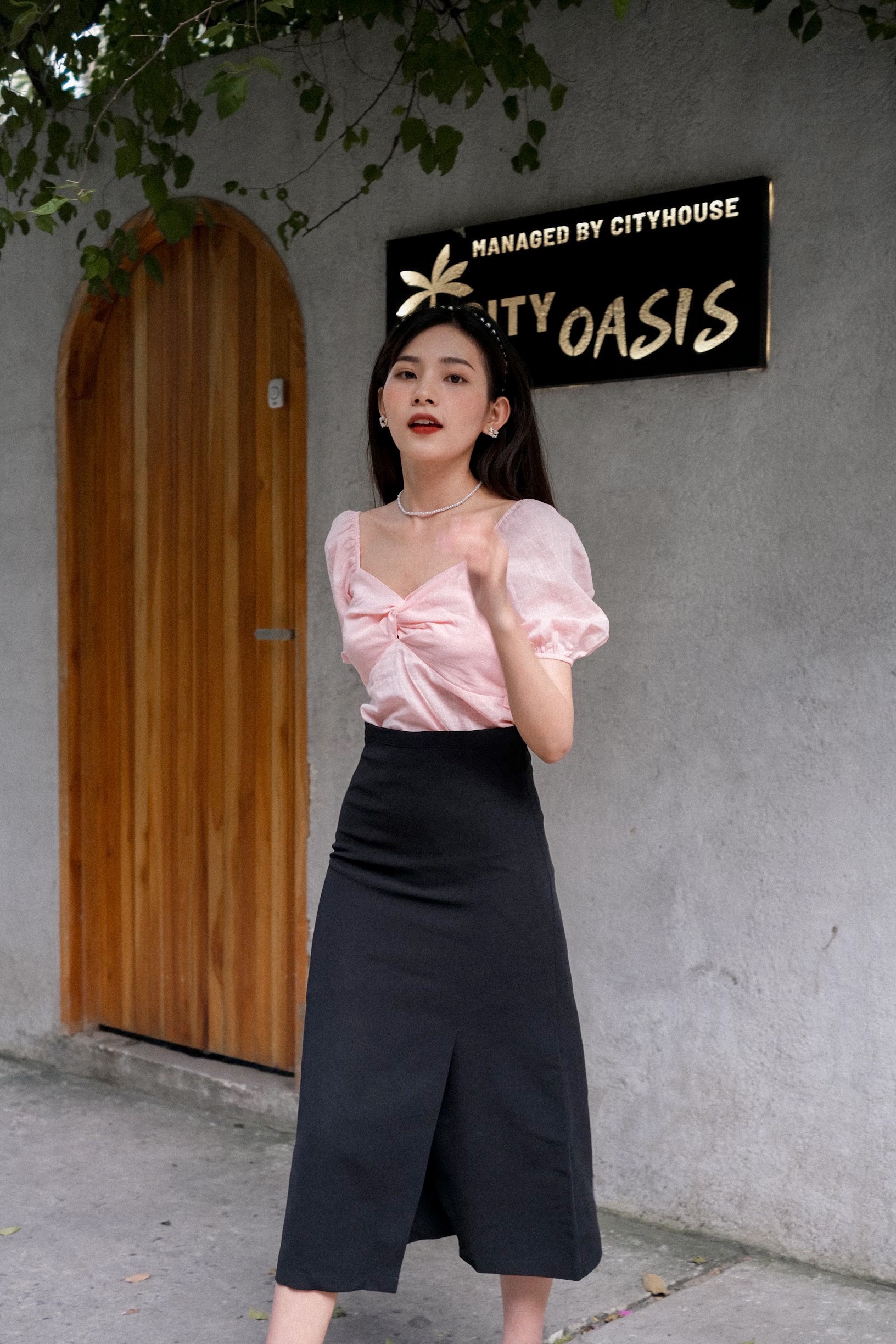 YU CHERRY | Váy Long CB skirt YV036