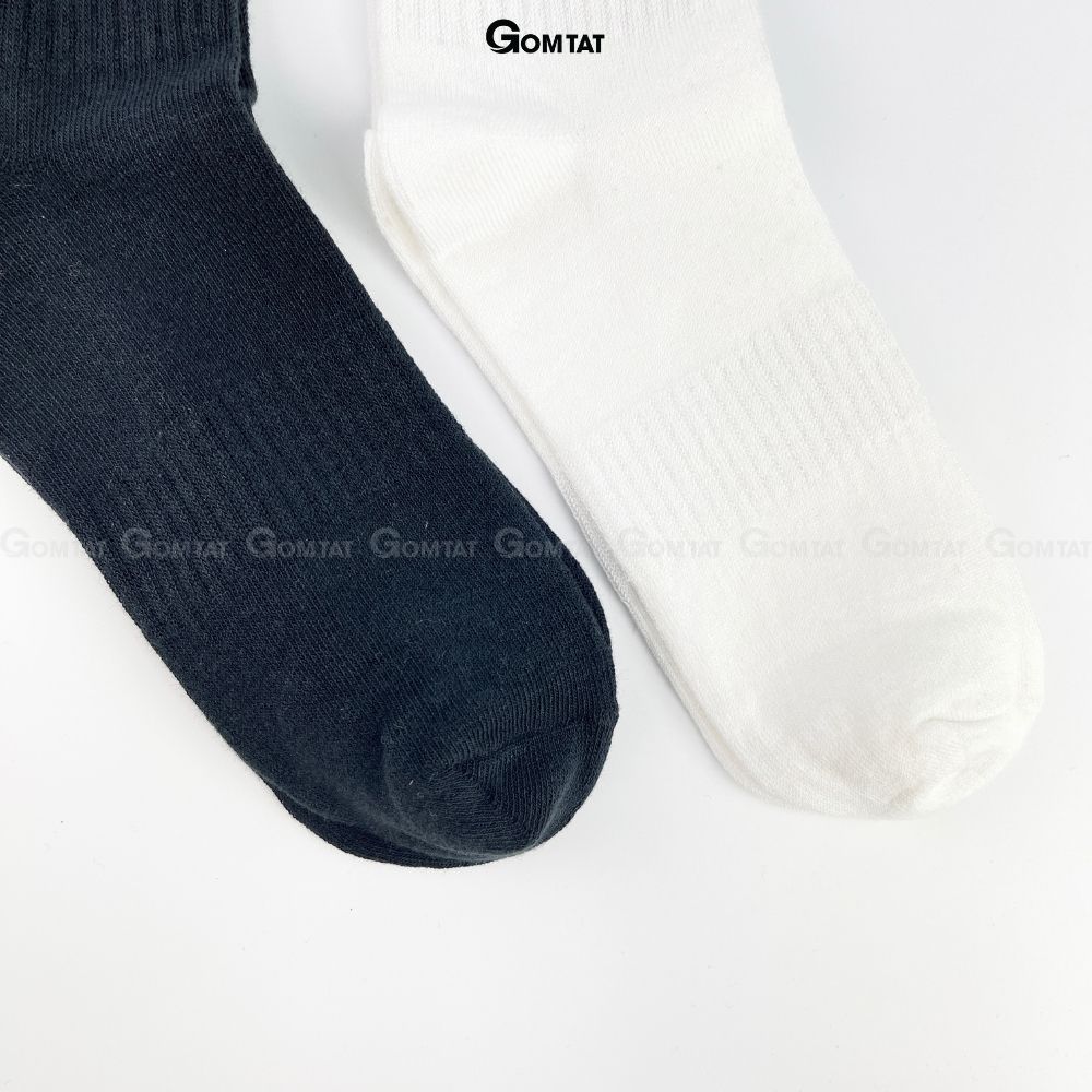 Tất Cổ Cao Nam Nữ GOMTAT Sọc Thời Trang Chất Liệu Cotton Cao Cấp - GOM10-CAO-3SOC