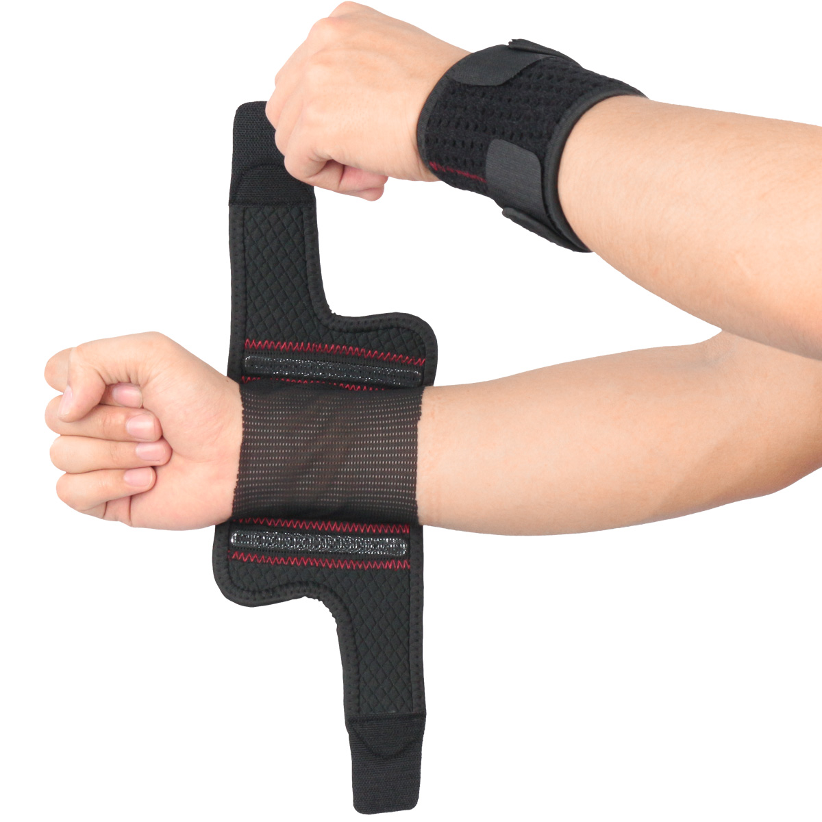 Combo 2 Băng Cổ Tay AOLIKES HW024 - Lò Xo Kép, Thoáng Khí, Dễ Điều Chỉnh