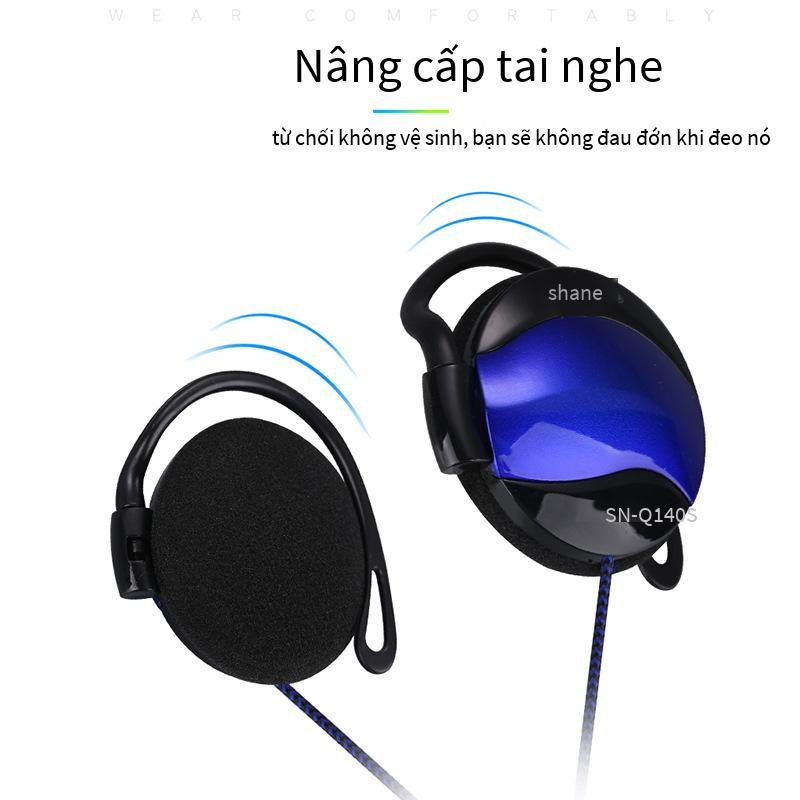 Tai nghe móc tai quảng cáo thể thao có dây thường được sử dụng loa siêu trầm điều khiển bằng dây gắn trên tai tai nghe gắn trên tai tai nghe điện thoại di động