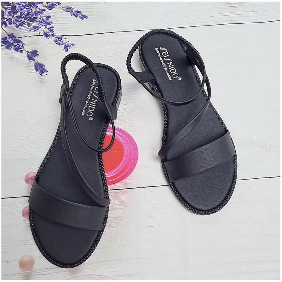 Sandal nữ thời trang phong cách hàn quốc quai ngang đi học