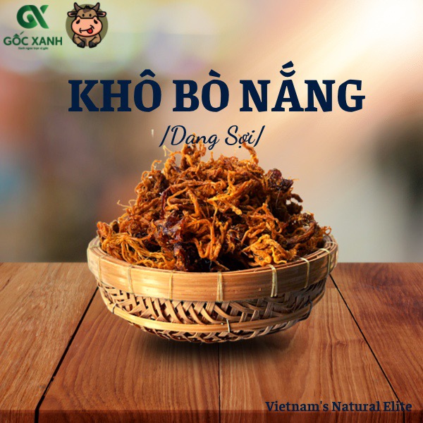 Khô bò Nắng (dạng sợi) hủ 200gram