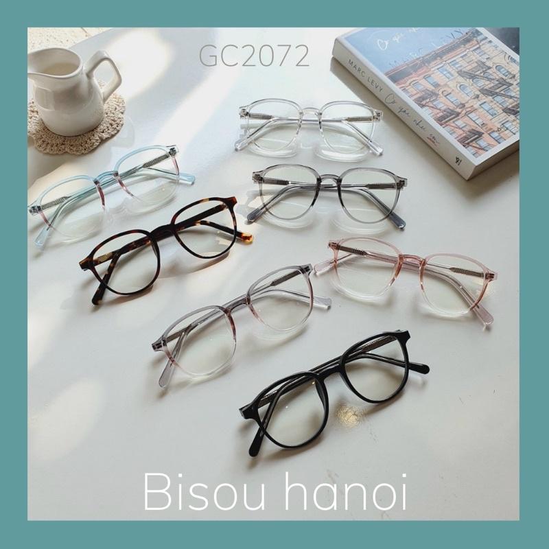 Kính cận thời trang nam nữ lõi thép hàn quốc bisou hanoi GC2072
