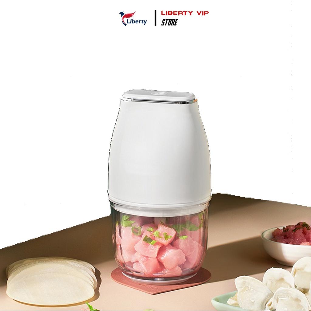 Máy xay mini Liberty đa năng, xay bột ăn dặm cối thủy tinh kháng khuẩn 300ml - Hàng chính hãng