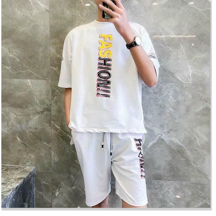 SET BỘ THỂ THAO NAM PHONG CÁCH HỌA TIẾT CÁ TÍNH THUN CO GIẢN 4 CHIỀU THOÁNG MÁT THỜI TRANG VINA 1HIT FASHION