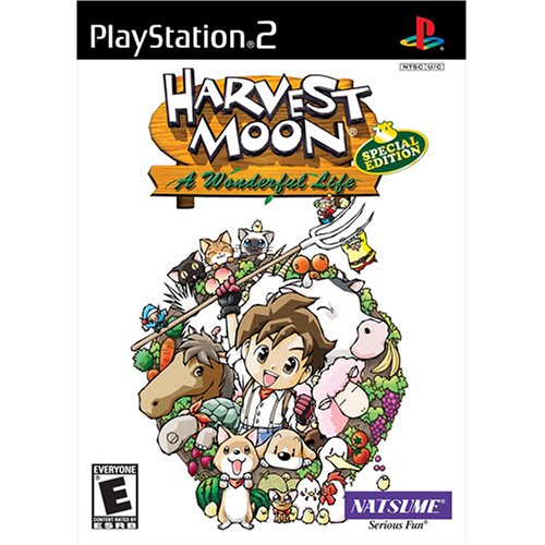 Bộ 2 Game nông trại harvest moon PS2