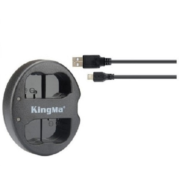 BỘ 2 PIN VÀ 1 ĐỐC SẠC ĐÔI KINGMA CHO PIN NIKON EN-EL15 - HÀNG CHÍNH HÃNG