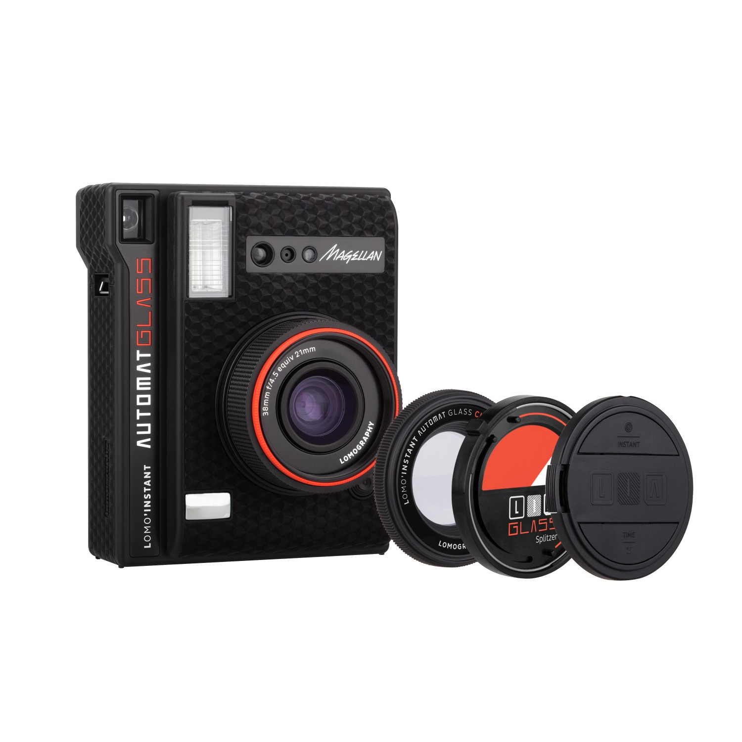 Máy ảnh chụp in liền Lomo'Instant Automat Glass màu Magellan (pin máy, remote) hàng chính hãng