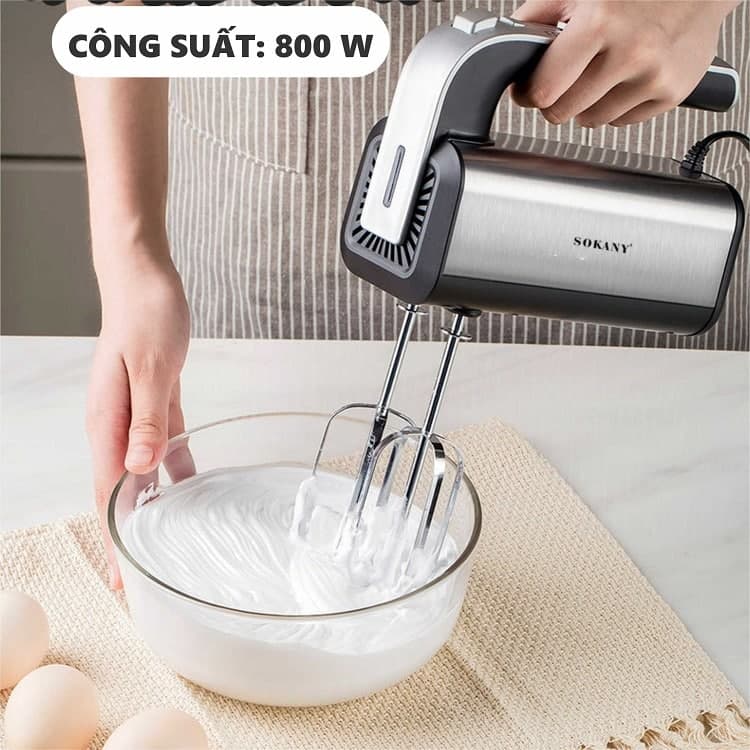 Máy Đánh Trứng SOKANY SK-6651 (800W) - Hàng Chính Hãng