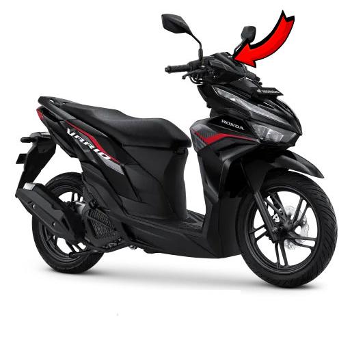 Viền đồng hồ Honda Vario 125 2023 màu đen bóng chính hãng 53208-K2V-N30FMB