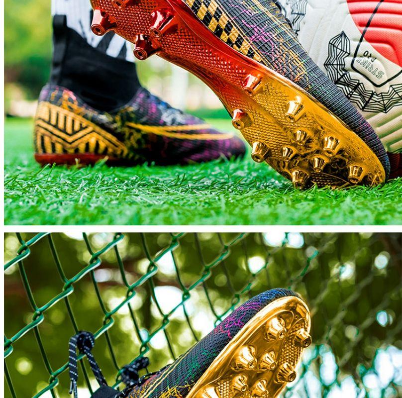 LCRTZKG 2023 Giày bóng đá Assassin mới cho nam giới World Cup AG Long Nail Race Đào tạo Giày cho nam giới và phụ nữ Sinh viên trẻ em Broken Nail