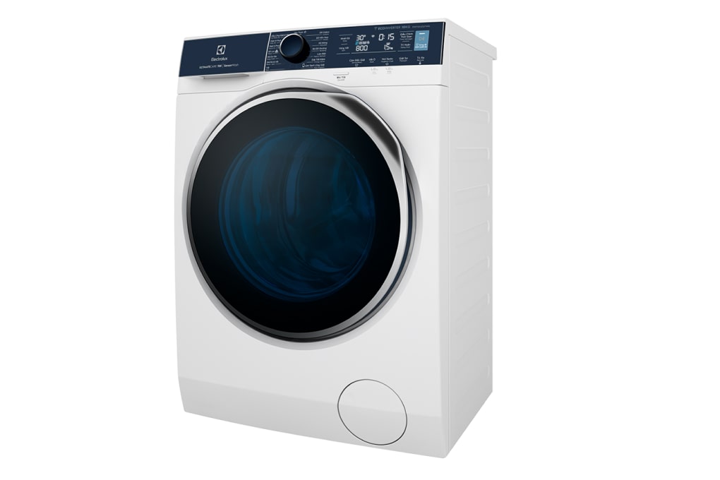 Máy giặt cửa trước Electrolux 10kg EWF1042Q7WB - Diệt 99.9% vi khuẩn, giặt sạch sâu, không cặn giặt tẩy, kết nối Wifi